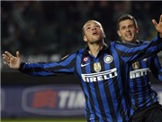 Bóng đá anh, ngoại hạng anh, lịch thi đấu euro 2012, Inter nhọc nhằn lê bước